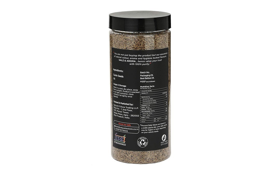 Salz & Aroma Cumin Seeds    Plastic Jar  500 grams
